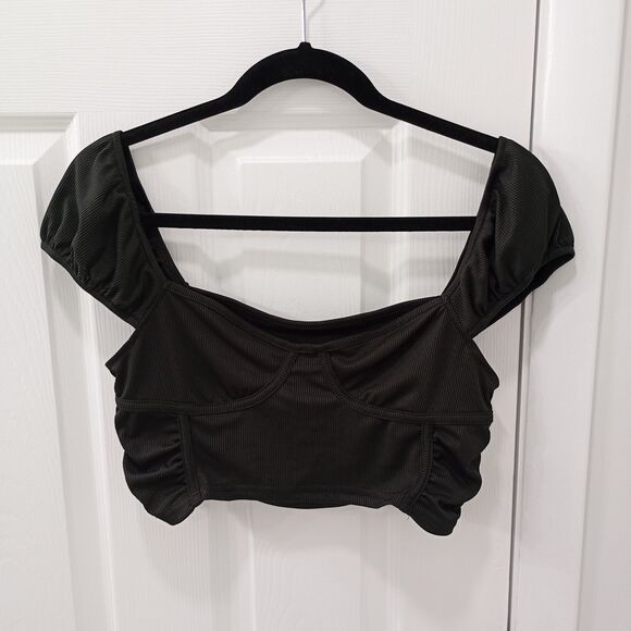 Crop Top  Size M Women's Black - Picture 3 of 12